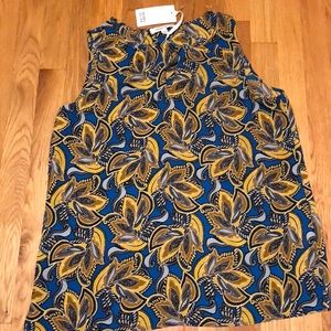 Rose+Olive sleeveless blouse